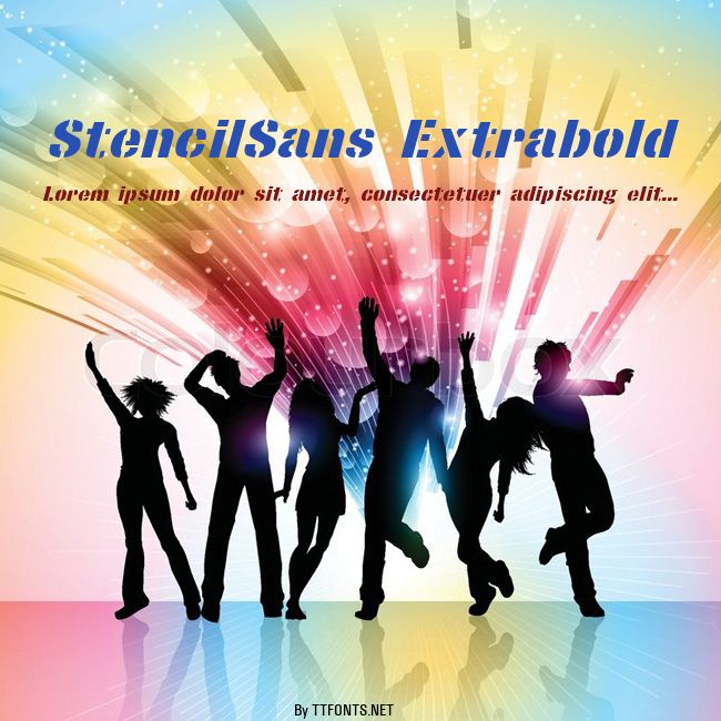 StencilSans Extrabold example